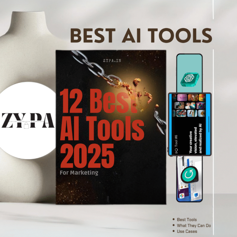 12 Best AI Tools for Marketing in 2025 by ZYPA – featured guide cover