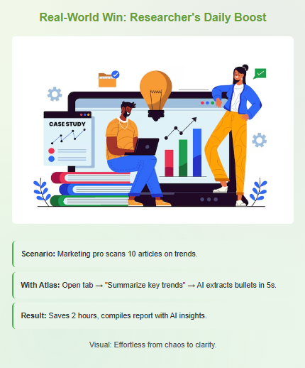 Atlas ChatGPT real-world case study powered by Zypa for researcher's boost.